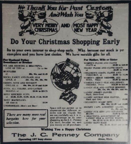 1st Christmas 1918